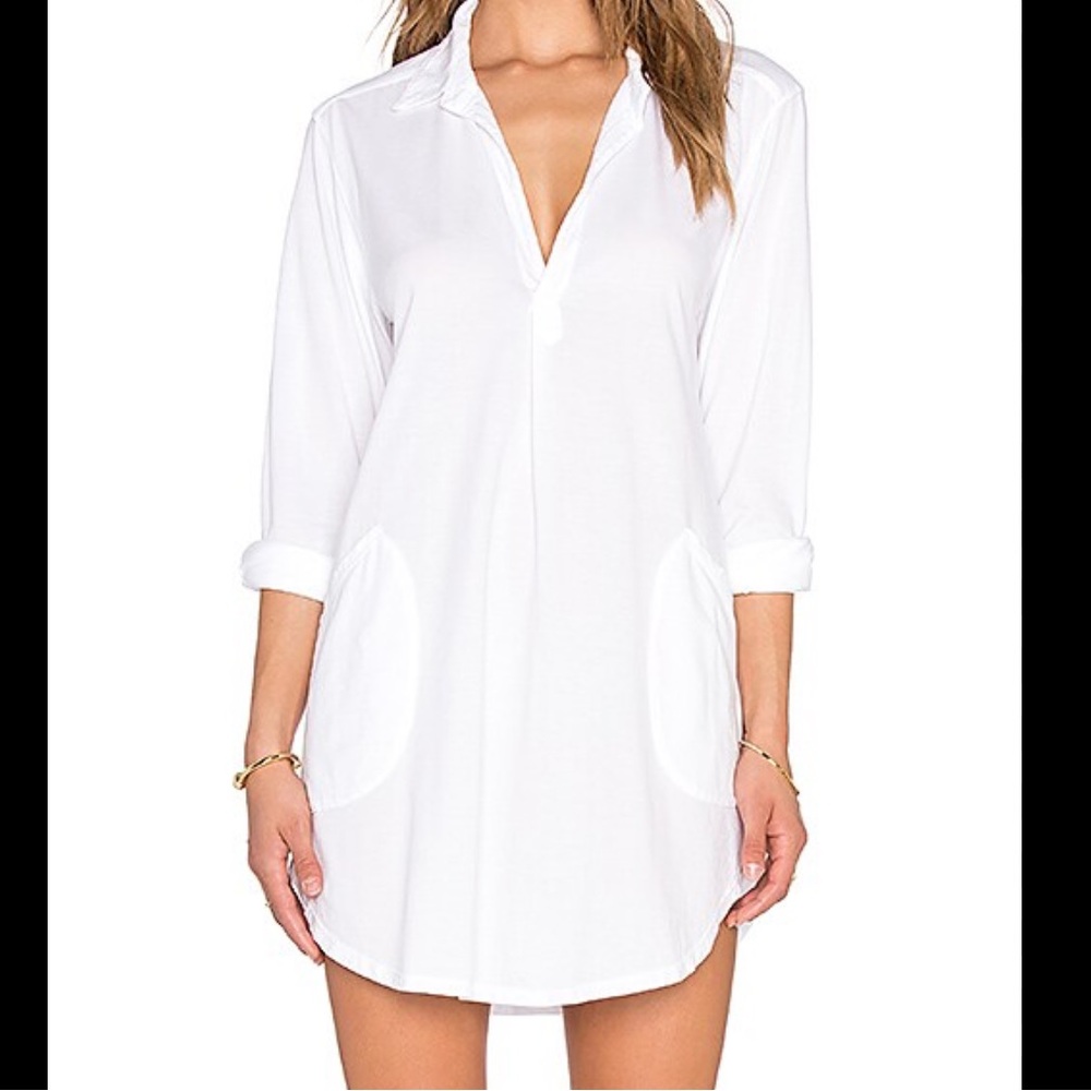 CP Shands White collared corduroy tunic-Size small - Picture 1 of 7